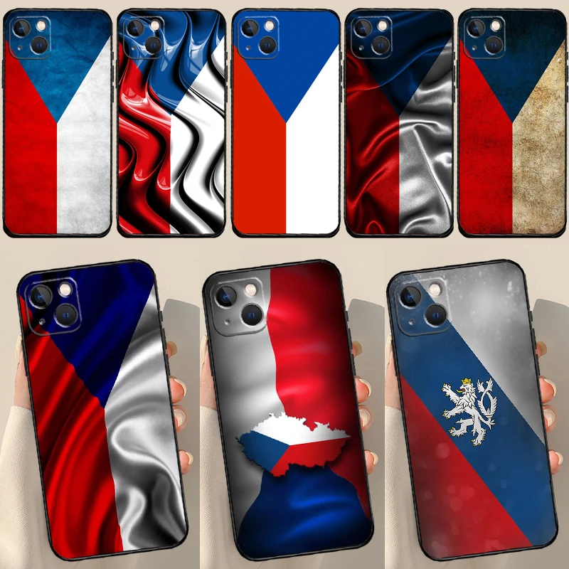 Puzdro na telefón Czech Republic pre iPhone 16 11 12 13 14 15 Pro Max Mini Cover pre iPhone 16 xr x xs max plus