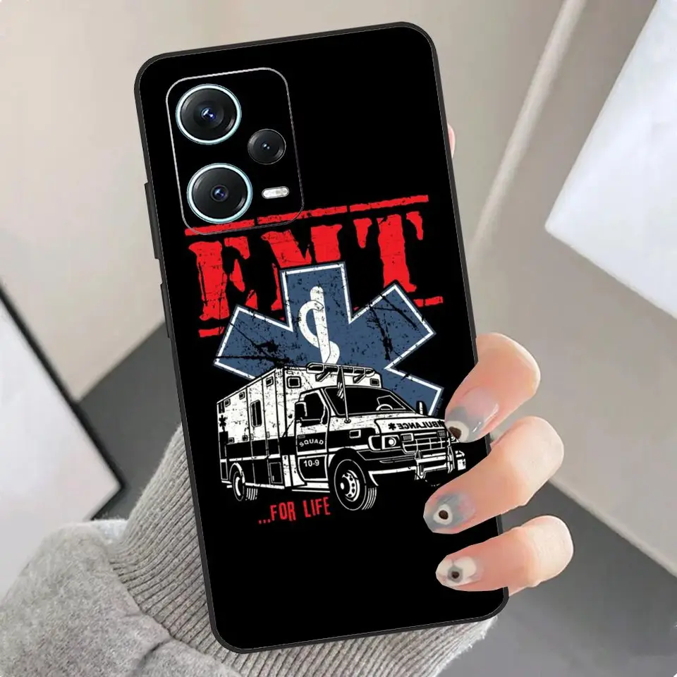 Puzdro na telefón EMT EMS pre Redmi Note 13 Pro Plus 12 11 A3X A1 A2 13C 12c Čierna obálka