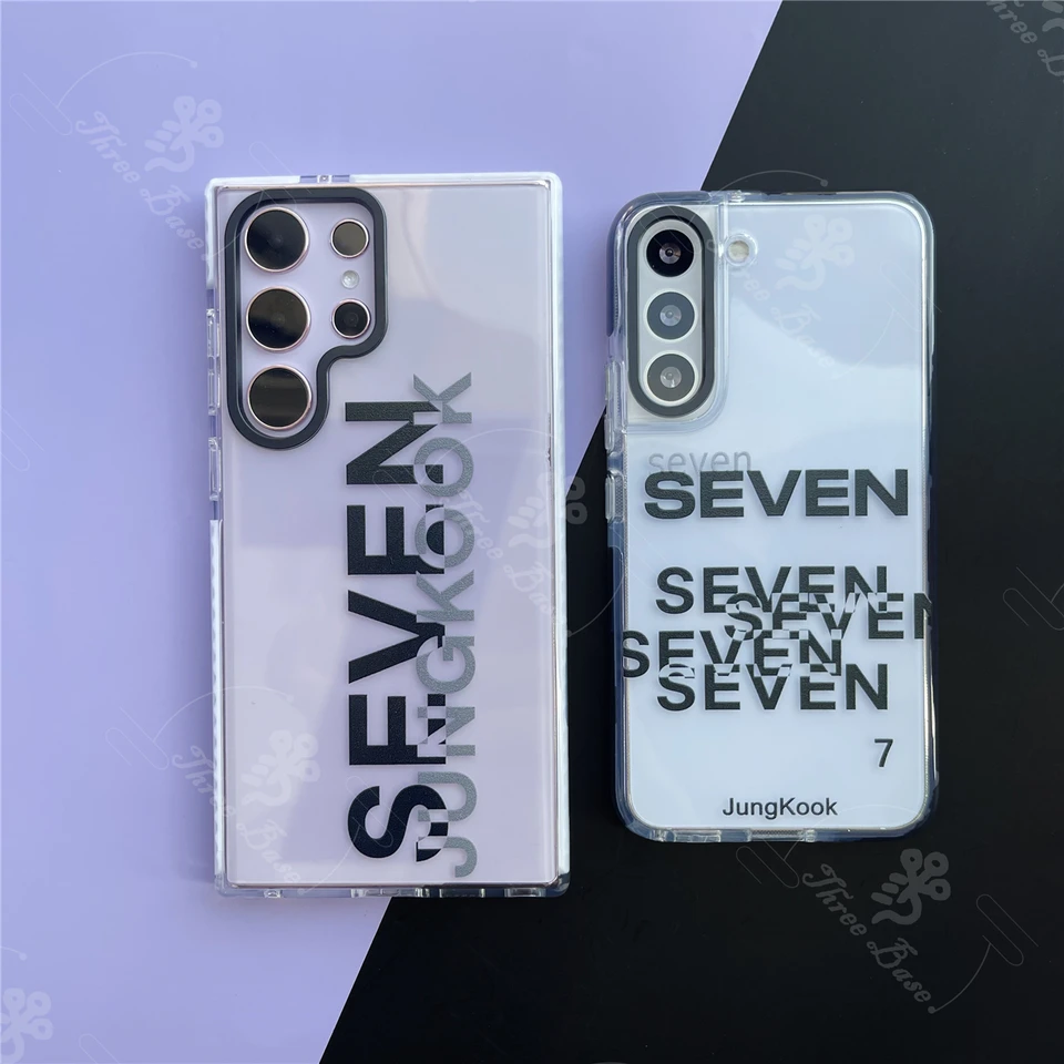 Puzdro na telefón Jungkook Seven pre Samsung Galaxy S24ultra S23FE S23 S22 S21FE S20FE A35 A55 A15 A05 A23 A24 A25 A52 A53 A53 A14 A34 A32 A32