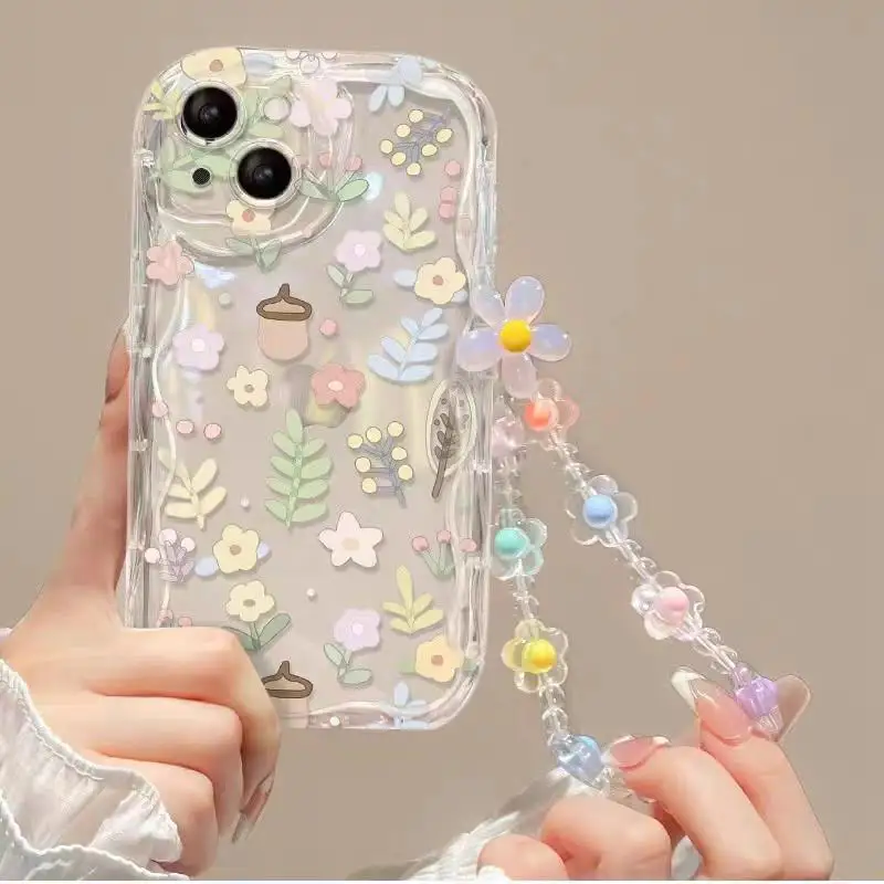 Puzdro na telefón pre Huawei Honor 90 Lite 20 50 SE x50I Nova 5t 11 7 9 10 P30 Mate 30 40 Pro Cover náramok náramok reťazca reťazca šnúrky