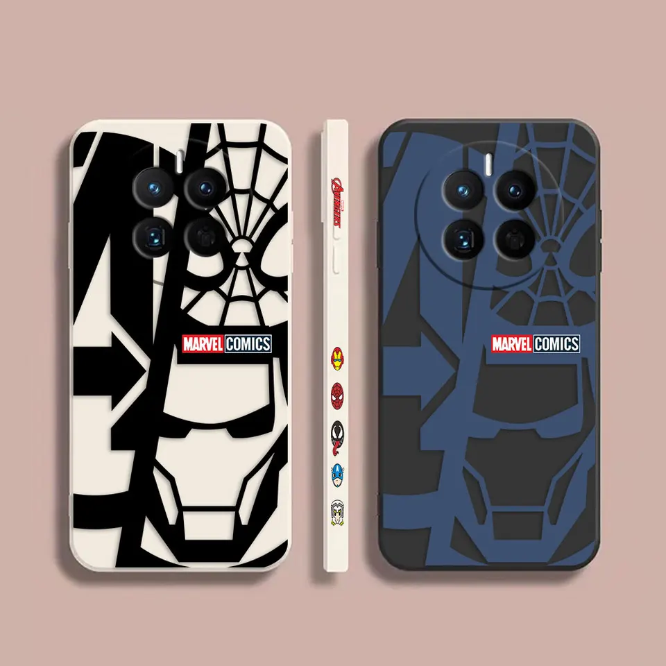 Puzdro na telefón pre Huawei Mate 10 20 20x 30 40 40 P30 P50 P50 Nova Y70 9SE 8 8i 7 6 4 3 3 3 3 Pro Case Funda Marvel Iron Spider-Man Art