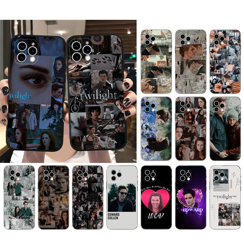 Puzdro na telefón pre iPhone 16 15 14 Pro Max 16 15 14 13 12 Pro 15Plus iPhone 11 Twilight Edward a Bella Case Funda