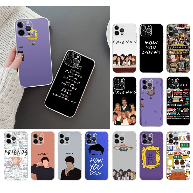 Puzdro na telefón pre iPhone 16 15 14 Pro Max 16 15 14 13 12 12 Pro 15Plus iPhone 11 Friends TV TV Show Case Funda Capa Cell