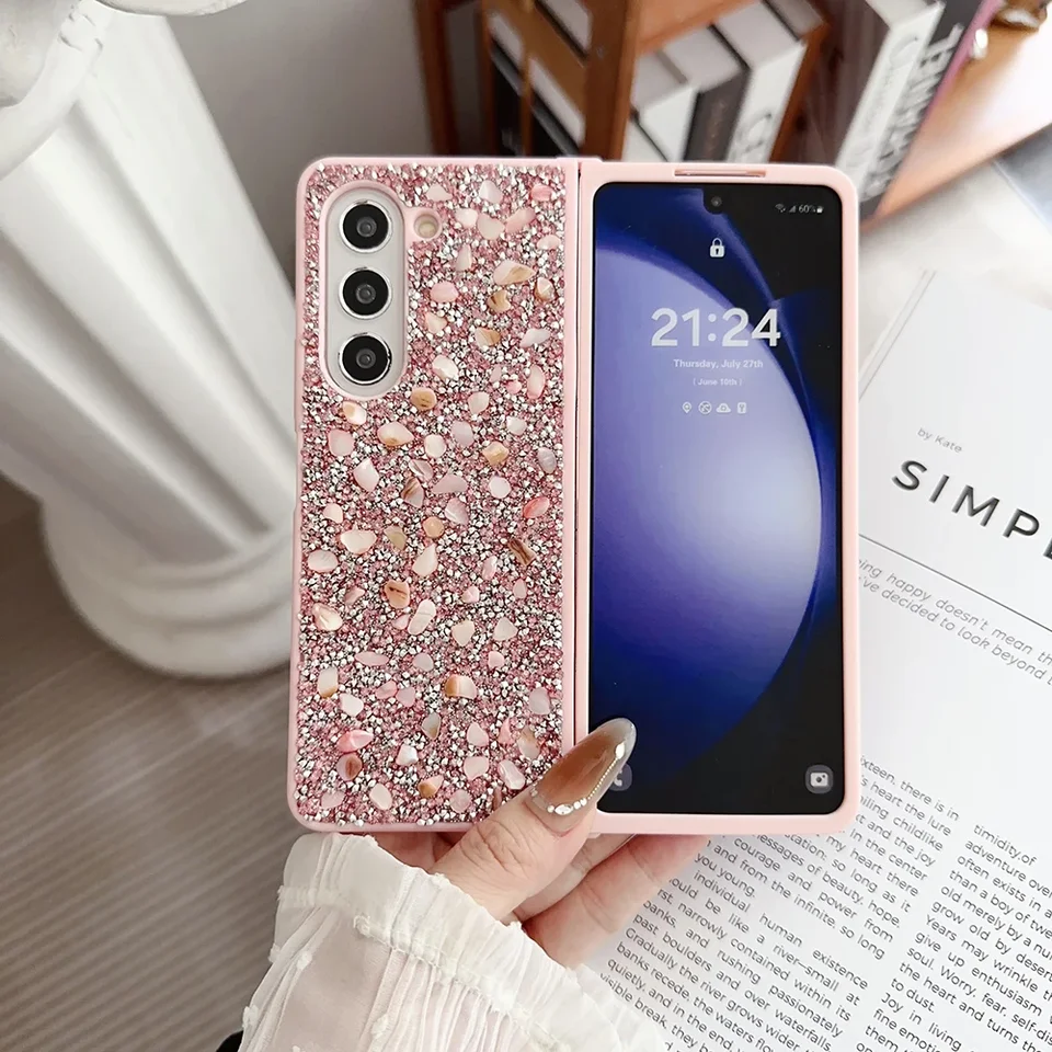 Puzdro na telefón pre Samsung Galaxy Z Fold 6 5 4 3 5G Rodinestone trblietky Tresp