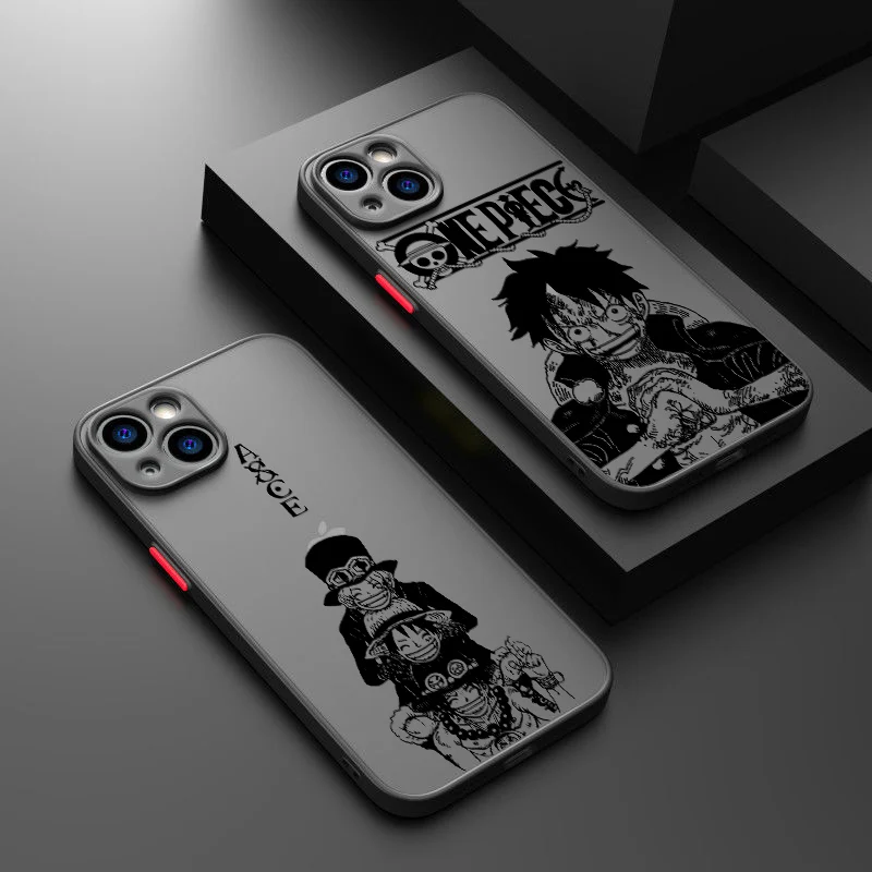Puzdro na telefón pre Samsung S25 S24 S23 S22 S21 S20 S10 Fe Note20 10 plus ultra lite 5g matné o-ine kusy Luffys Transparent Cover