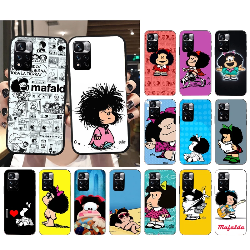 Puzdro na telefón pre Xiaomi Redmi Poznámka 13 12 11 10 Pro 12S 11S 10S Redmi 10 9c 13c 10c mafalda