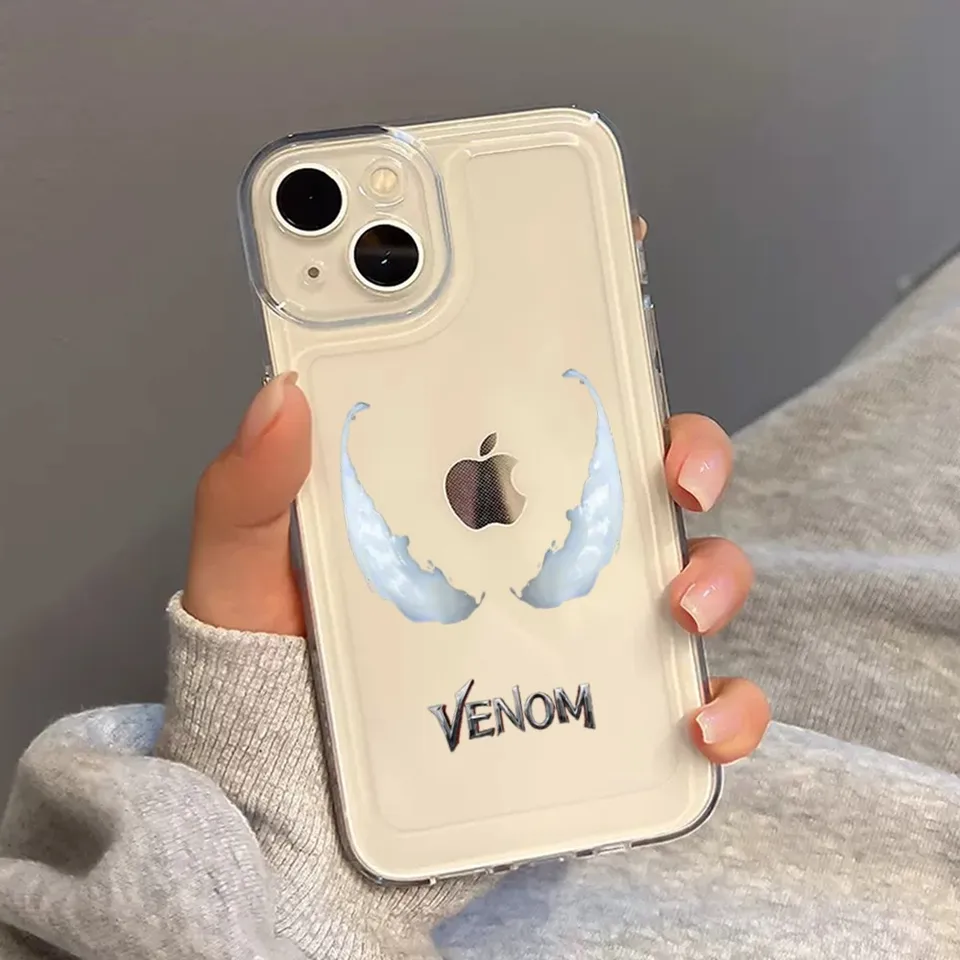 Puzdro na telefón s superhrdinom pre iPhone 15 14 13 11 12 pro max xs x mini 7 8 plus coque priehľadný obal