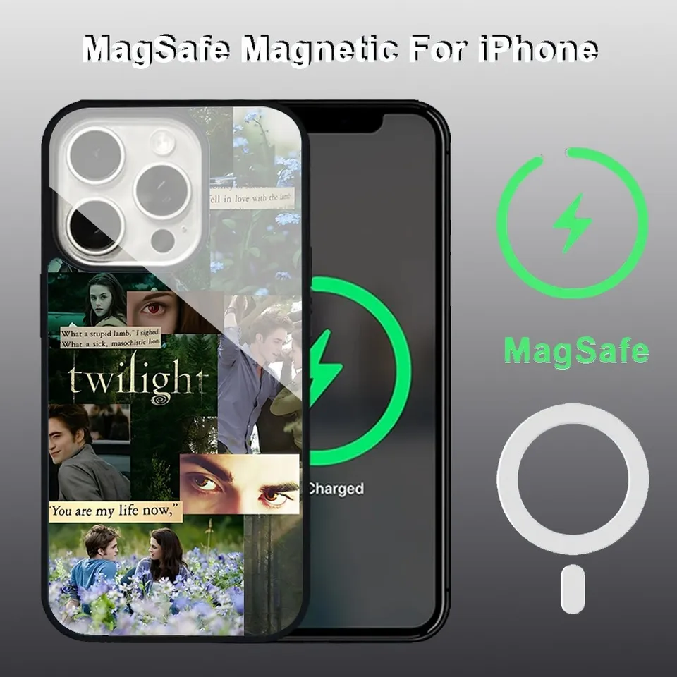 Puzdro na telefón Twilight pre iPhone 16 15 14 13 Pro Max 11 12 12 Mini Alex Mirror for Magsafe Wireless Cover