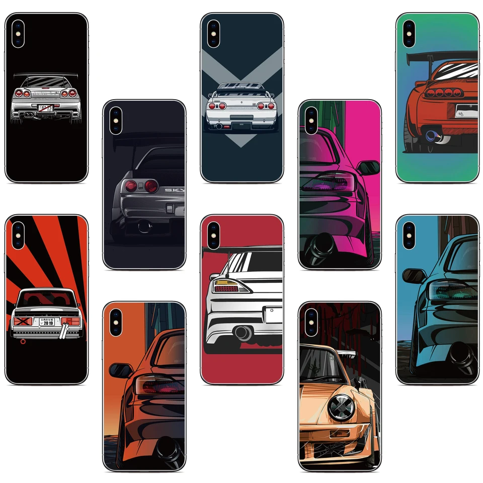 Puzdro na telefón športového automobilu pre ZTE Blade A54 A34 A73 A53 A72 A51 A31 A32 V50 V50 V41 SMART V30 V30 V40 Vita Axon 50 LITE L8 L9