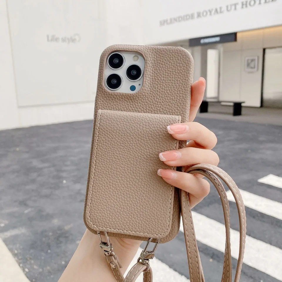 Puzdro na telefónne telefónne puzdro pre iPhone 16 15 14 13 13 12 11 Pro Max Mini xr xs Max 7 8 plus držiteľ karty držiak na kožu kože