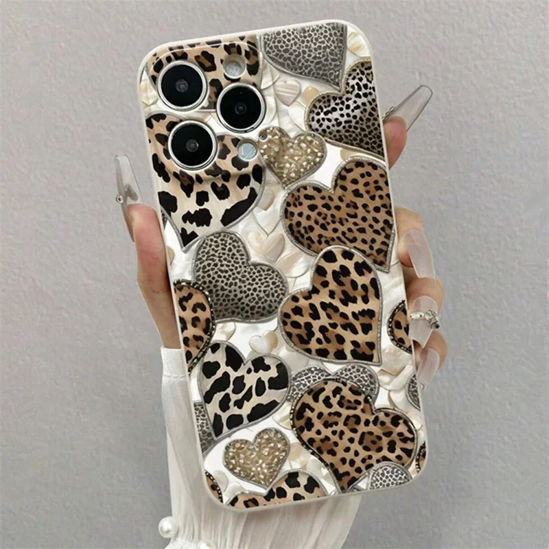 Puzdro na telefónny leopardový vzor pre puzdro pre Xiaomi Poco x5 x6 m6 x6 Pro 5g Case Mi 13 12 11 Lite 5g 14 13T 12t 14t Pro Shockproof Cover