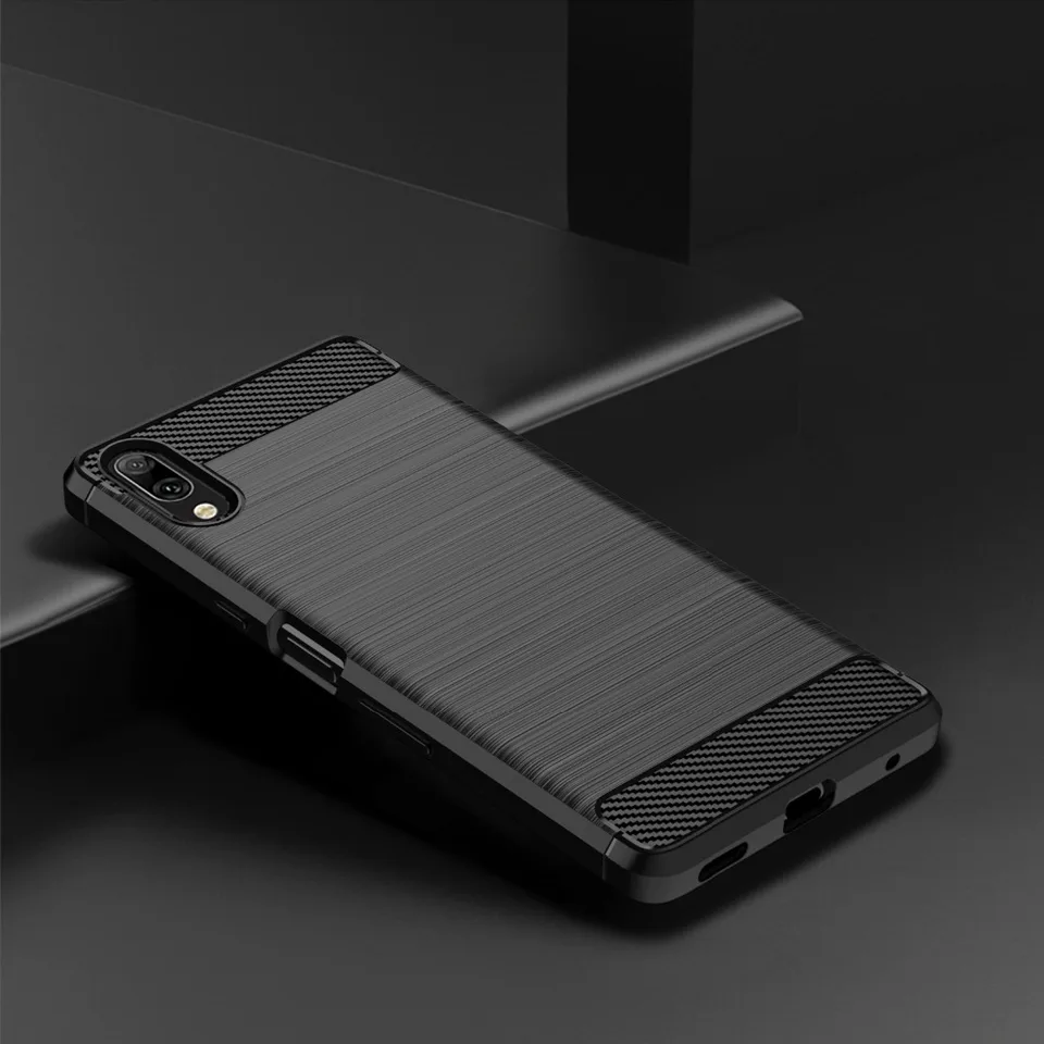 Puzdro na textúru pre Sony Xperia 5 10 1 IV III II LITE L3 L2 L1 plus 8 xa1 ultra xa2 xa3 xa4 xz4 xz5 xz3 kryt uhlíka krytu uhlíka
