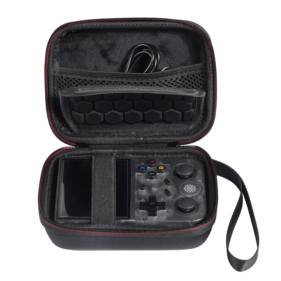 Puzdro na tvrdé prenosné puzdro pre prenosné skladovacie tašky Anti-Drop pre Anbernic RG35XX/RG353V/RG353VS Game Console