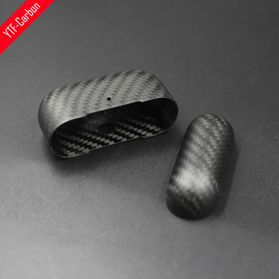 Puzdro na uhlíkové vlákno YTF-uhlíka pre AirPods 3 Bezdrôtové nabíjanie Bluetooth Suilphone Cover pre AirPods 3