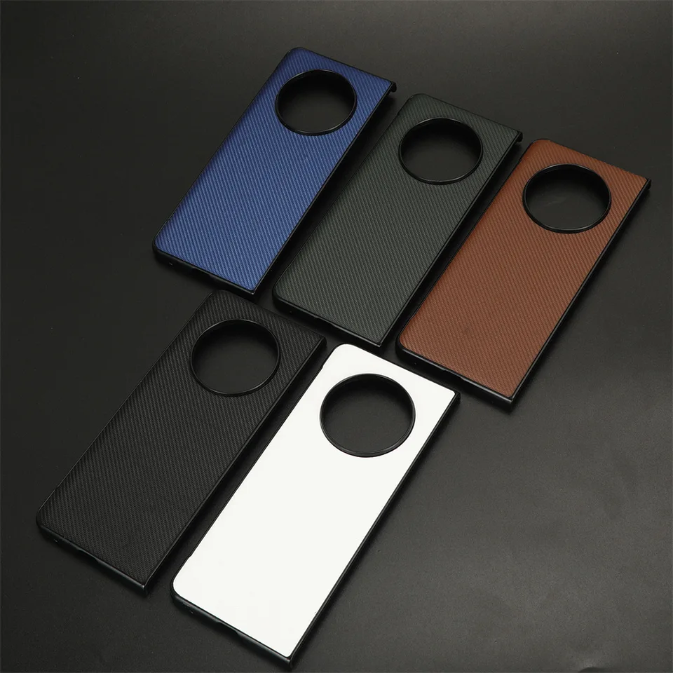Puzdro na vzorované uhlíkové vlákno pre Tecno Phantom V Fold Flip Flip Shock odolné v oblasti sklopenia luxusného obchodu