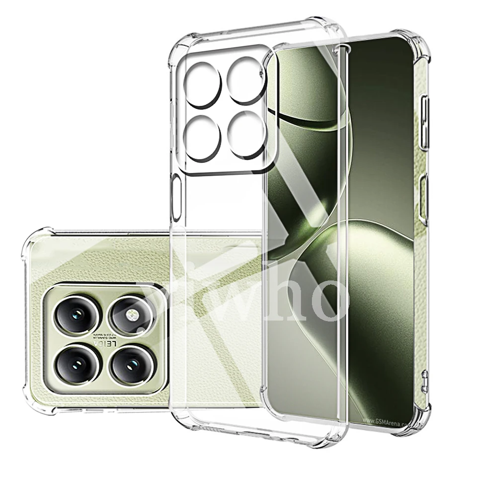Puzdro o ochrannom telefóne pre Xiaomi 14tpro 14 T 14t Pro Shell Transparent Camera chrbát Clera Full Covers MI14T T14 Phonecase