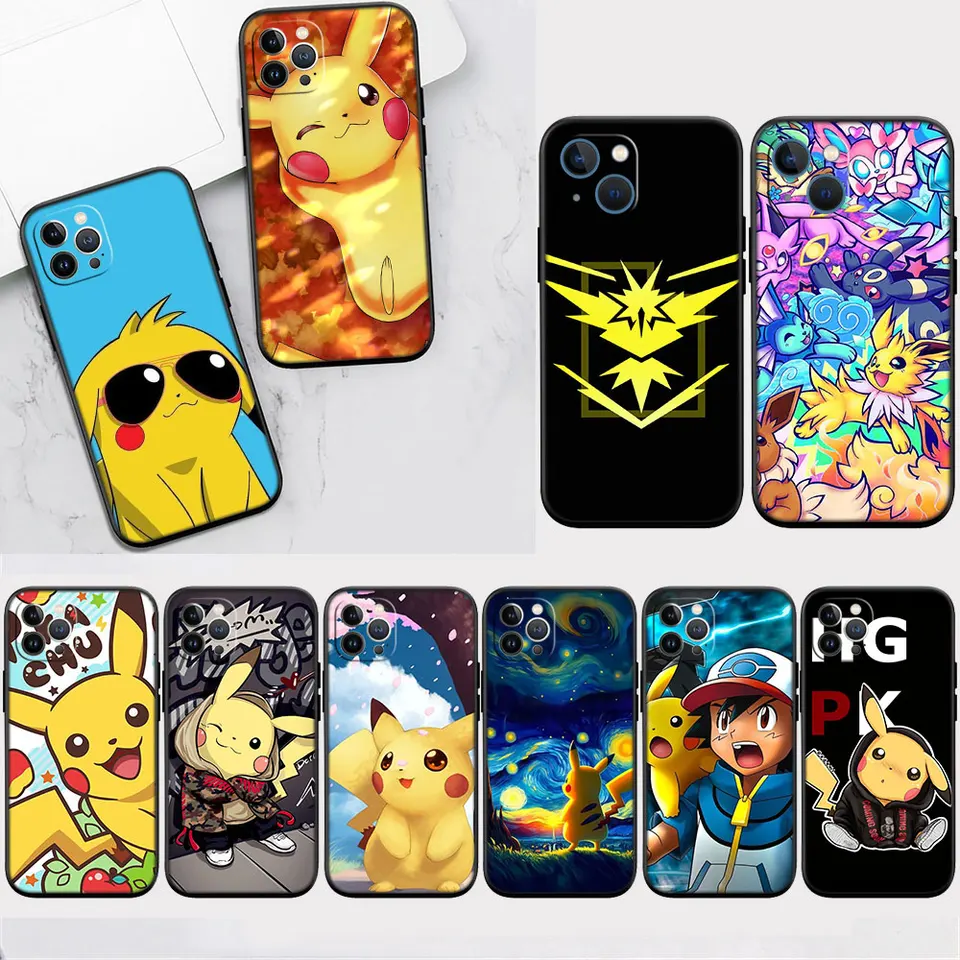 Puzdro P-Pokemons pre Samsung S7 Edge S8 S9 S10E S20 S20 S21S Fe S23 plus lite ultra