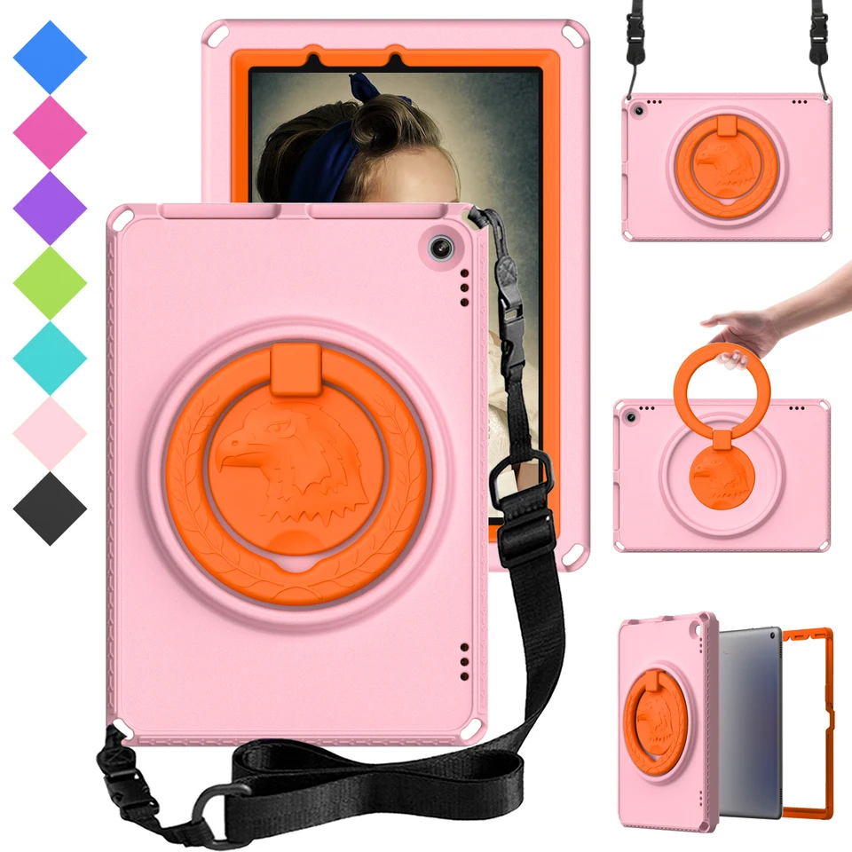 Puzdro pre Amazon Fire HD10 2023 13. Gen Fire 7 2022 12. HD 10 2021 Ženeva Shockproof Tablet Cover pre HD10 plus 2021 11. 10.1