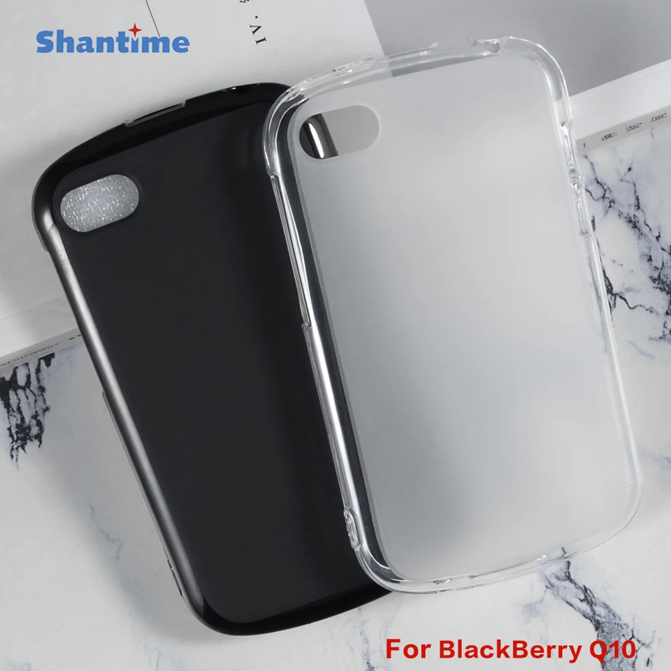 Puzdro pre BlackBerry Q10 TPU SOCKOPPOR APUSE CRAD CRUSE OCHRANA BREATIBLE FLEXIBLE SHELL pre BLACKBERry Q10