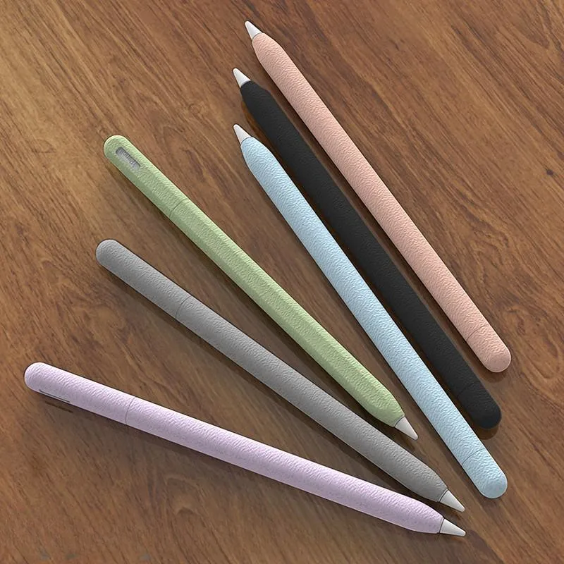 Puzdro pre ceruzku Silikón Tablet Stylus ochrana puzdra Solid Color Shock -odolný pre Apple ceruzka 1. alebo 2. generácia alebo ceruzka Pro Pro