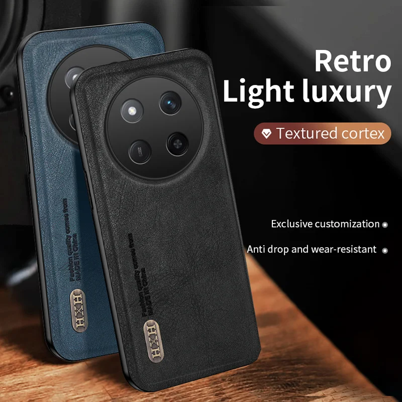 Puzdro pre cti x9c x60 Pro retro svetlo luxusné kožené magnetické šošovky Ochrana pre Honor X9C