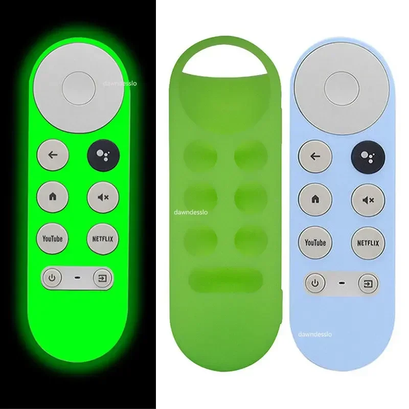 Puzdro pre diaľkové ovládanie pre Chromecast s Google TV 2020 hlasový ochranný silikónový puzdro odolný nárazový ochranný kryt ochranného puzdra