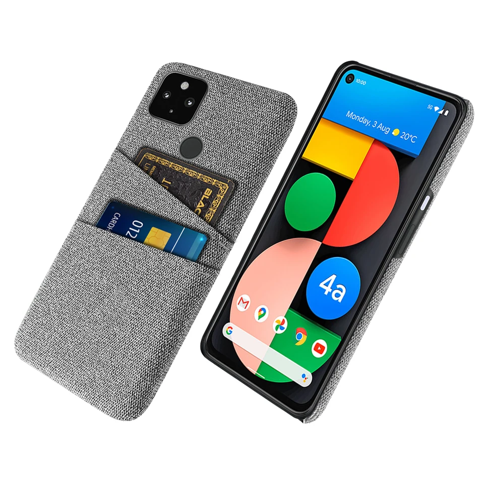 Puzdro pre Google Pixel 5 / 4A 4G / 4A 5G 6 Pro 4xl 6a 7 Pro Luxusný tkanina Duálny kryt telefónu pre Pixel 5 5A Funda Coque