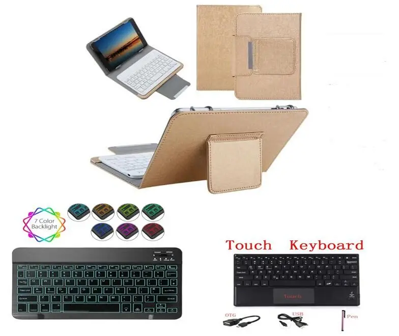 Puzdro pre huawei Mediapad T5 10 T3 10 M2 10,0 m3 m5 lite 10 10,1 palca tablet Universal Touchpad Bluetooth Bluetooth Kryt klávesnice