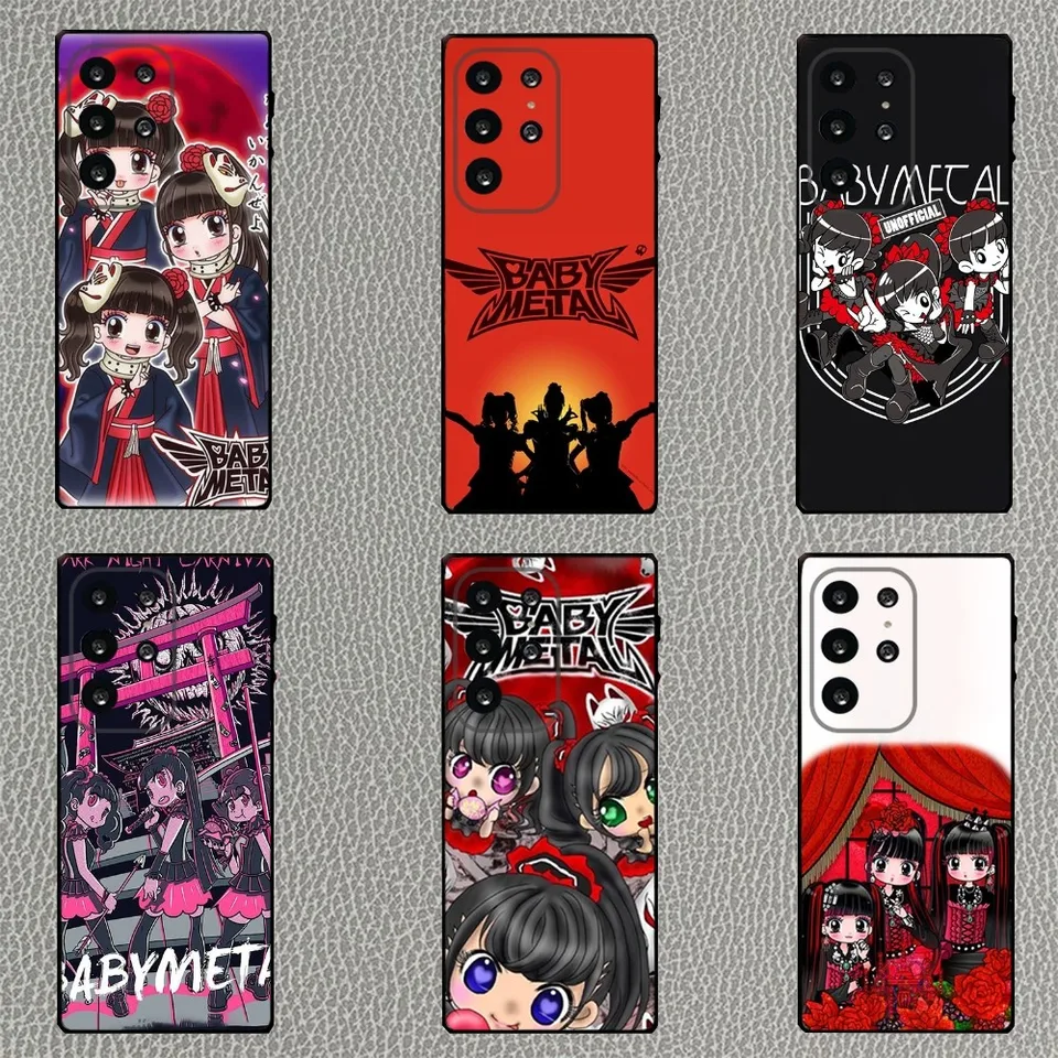 Puzdro pre japonské dievča pre deti pre samsung S21, S22, S23, S30, Ultra, S20, Plus, Fe, Lite, poznámka, 10,9,5 g čierna mäkká obálka
