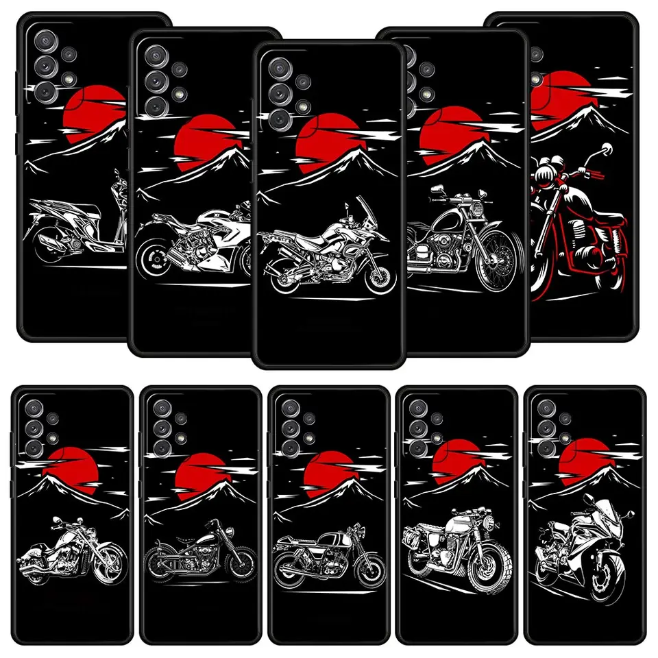 Puzdro pre motocykel motocyklov pre Samsung A53 A23 A33 5G A13 A03 A21S A03S A31 A11 A41 A51 A52 A71 A71 A73 M21 M22 M22 M31 A01