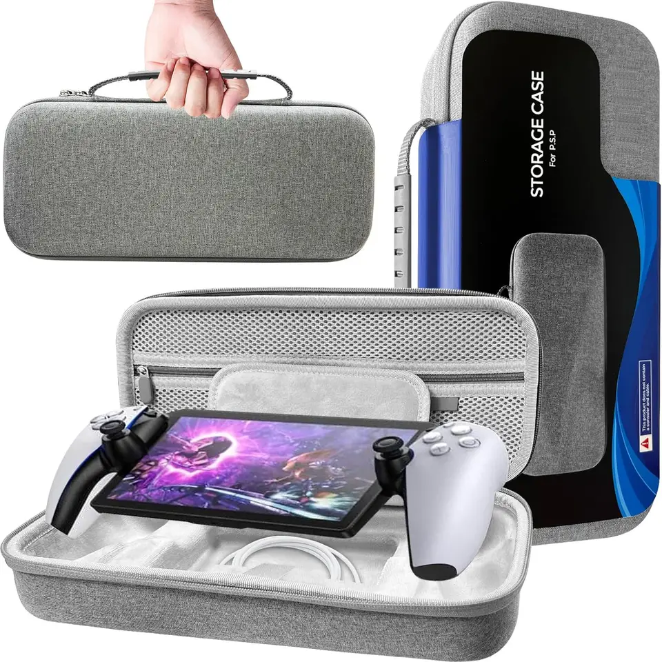 Puzdro pre nosenie pre portál PlayStation s úložiskom náhradných dielov, ochranná vrecká s vreckovým taškou Eva Shockprotect pre portál pre portál PS5