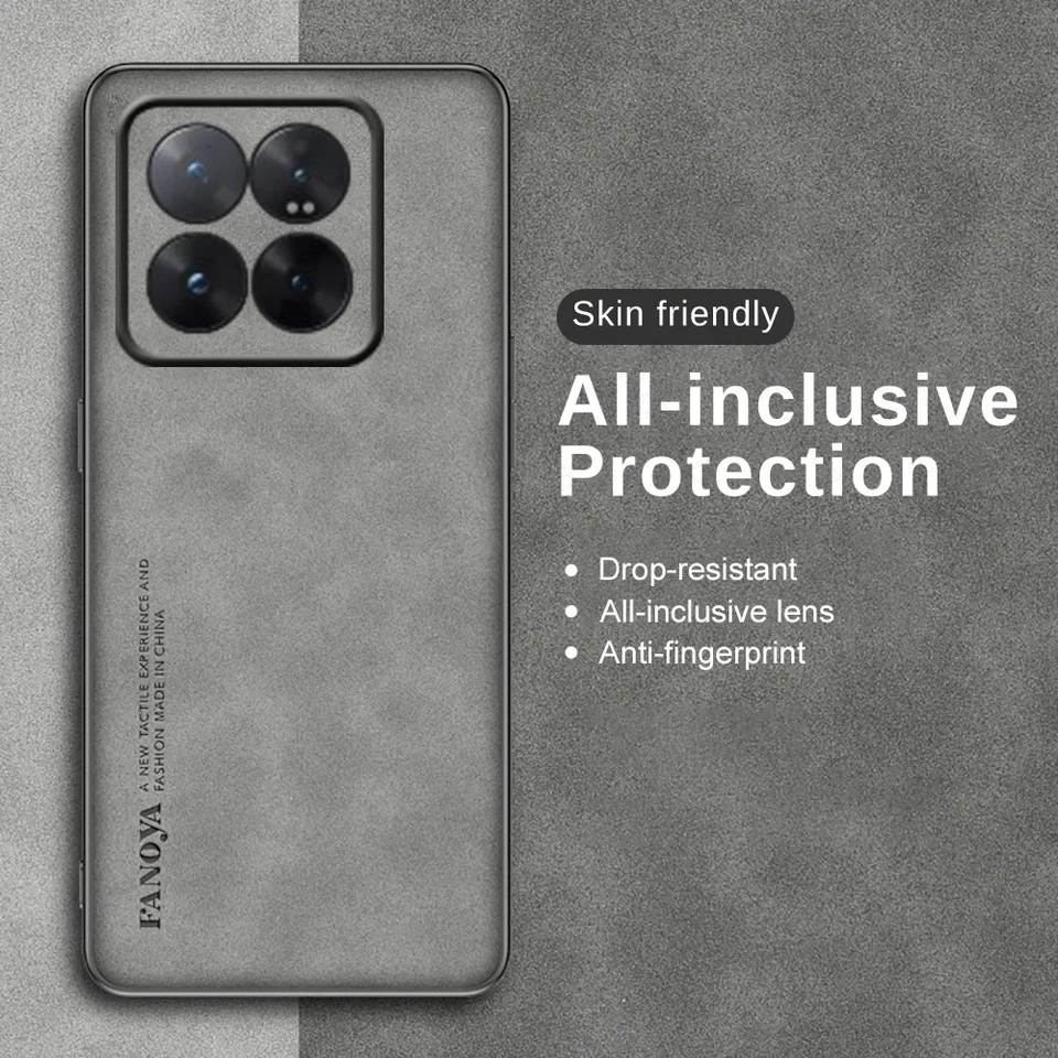 Puzdro pre ovčie kože pre Xiaomi 14T Pro Poco x7pro Matte Camera chránia mäkké hrany nárazový nárazník pre xiaomi 14tpro mi14 t