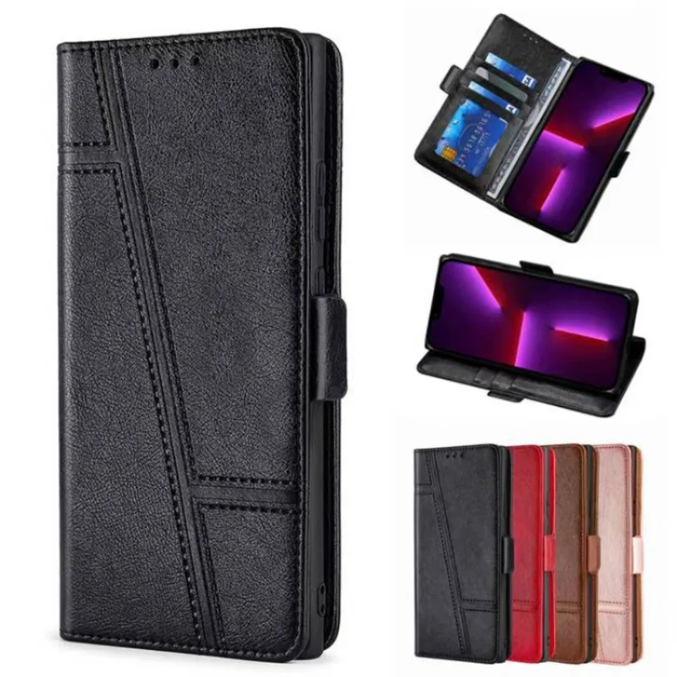 Puzdro pre peňaženku luxusnej kože pre Samsung Galaxy S5 S6 S7 S8 S9 Edge S10E S10E S20 S21 S22 Fe Lite Ultra Plus 4G 5G Flip Cover Tašky