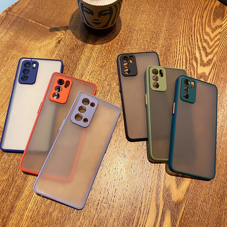 Puzdro pre priesvitné priesvice pre pokožku pre prípad OPPO Realme 6 7 8 Pro 5g 5 6 6i 5i Realme x7 Pro 4G Cover Transparentné prípady