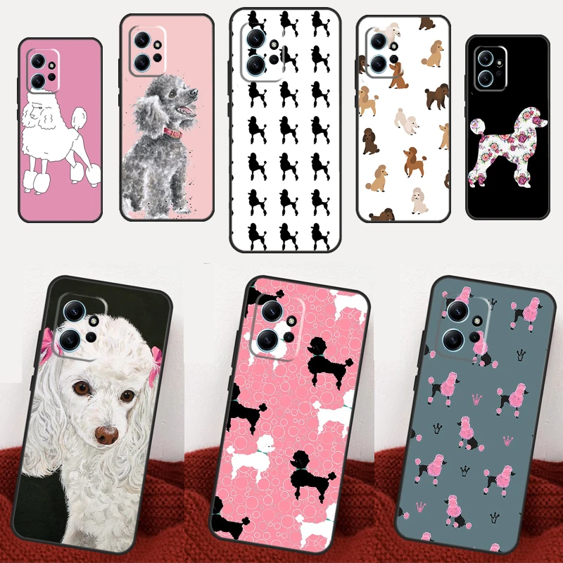 Puzdro pre pudle pre psa pre Xiaomi Redmi Note 12 Pro Plus 8 9 10 11 Pro 12S 11s 10s 9s 9c 10c 12c zadný kryt