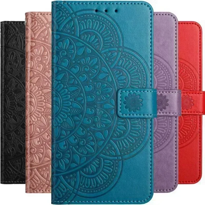 Puzdro pre roztomilý kvetinový telefón pre Samsung Galaxy A14 A15 A20 A20E A21S A22 A23 A30 A24 A30S A25 5G Wallet Card Slots Chráni kryt D18D