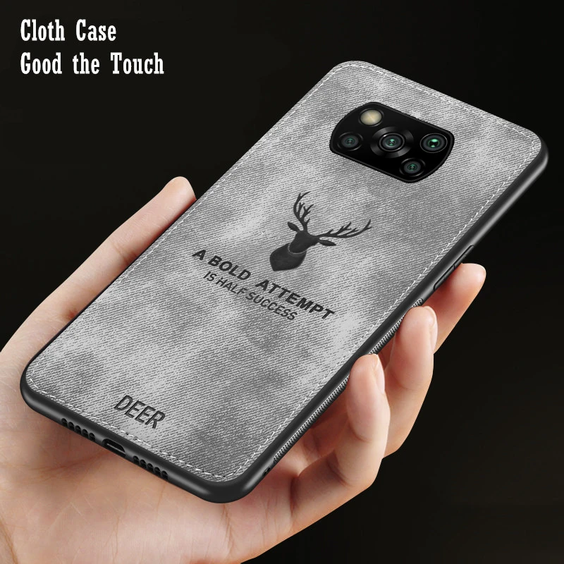 Puzdro pre ruggované látky pre telefón pre Xiaomi Poco X3 NFC M3 M4 F3 Mi 11 Lite 12 9T 11T Redmi Note 9 9S 10 11 Pro 9A