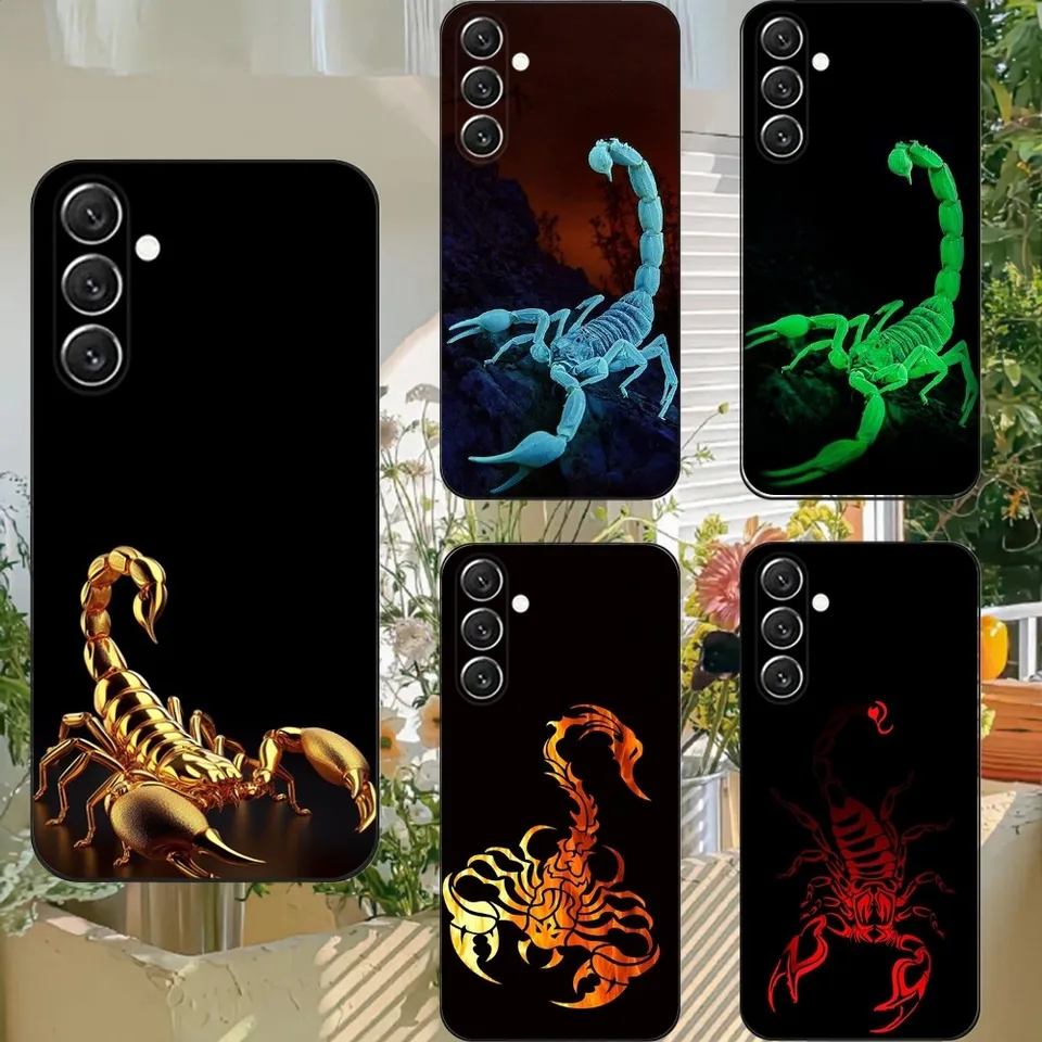 Puzdro pre telefón Golden Scorpion pre Samsung S21, S22 Ultra, S20, S30 Plus, S22 Plus, S23, S30 Ultra 5G Silikónový kryt