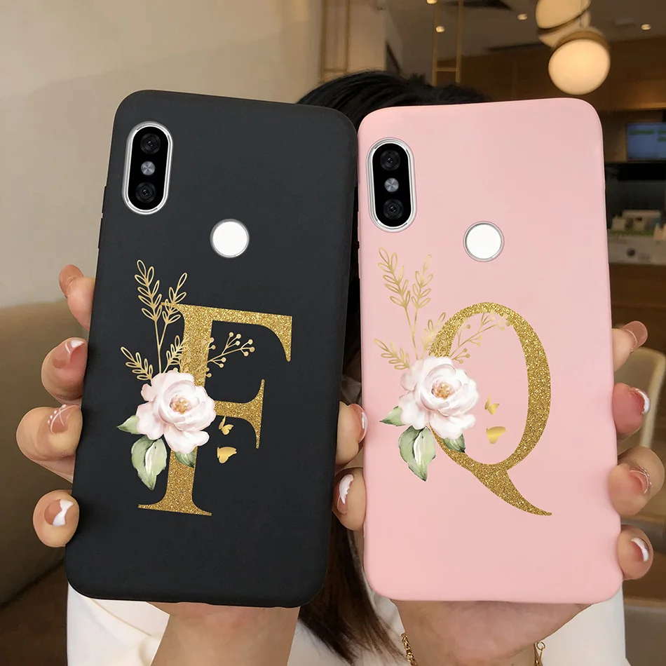 Puzdro pre telefón pre Xiaomi Redmi Poznámka 5 5 Pro Elegantný list Soft Silikone Ochranný zadný kryt pre Redmi Note5 Pro 5Pro Coque Funda