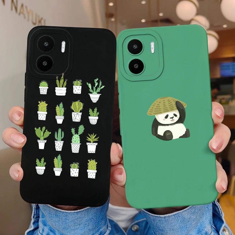 Puzdro pre Xiaomi Redmi A1 A2 A2 plus A2 plus nový roztomilý nárazový odolný dinosaur panda silikónový Soft TPU pre Redmi A1+ A2+ Funda Bumper
