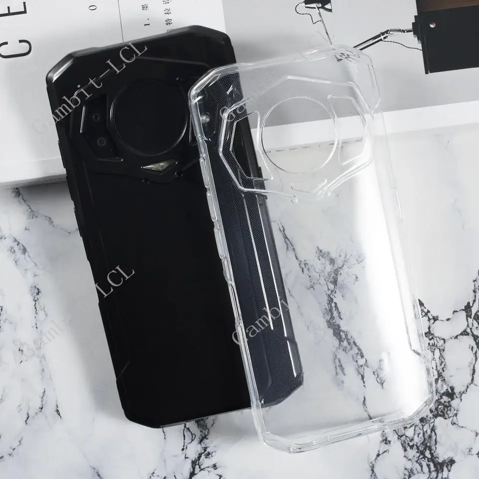 Puzdro proti fallingu pre Doogee S59 S61 S86 S88 Plus S96 S97 S98 Pro V10 5G V20 Dual Silikone TPU Originálny zadný kryt nárazu