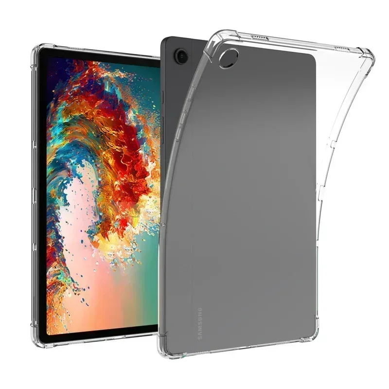 Puzdro Silicon pre tab galaxy Samsung Galaxy A9 / A9 Plus 2023 A9+ SM-X210 X110 8.7 '' 11 '' Transparent airbag Soft TPU zadný kryt tabletu TPU
