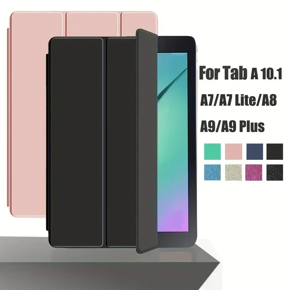 Puzdro Tablet Flip pre kartu Samsung Galaxy A A6 10.1 T580 Funda Leather Smart Cover pre Tab A8 X200 A7 Lite T220 A9 plus x210 CAPA