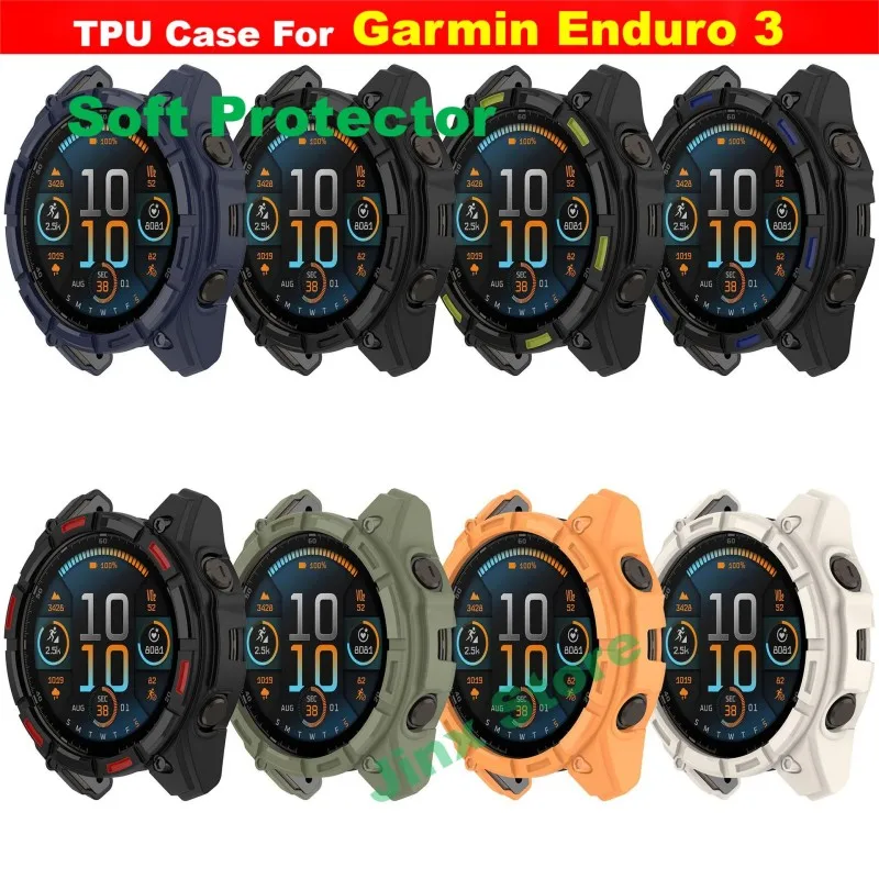 Puzdro TPU pre Garmin enduro 3 Protector Samrt Watch Schelp Shell Enduro3 kryt nárazníka silikónové kožné doplnky