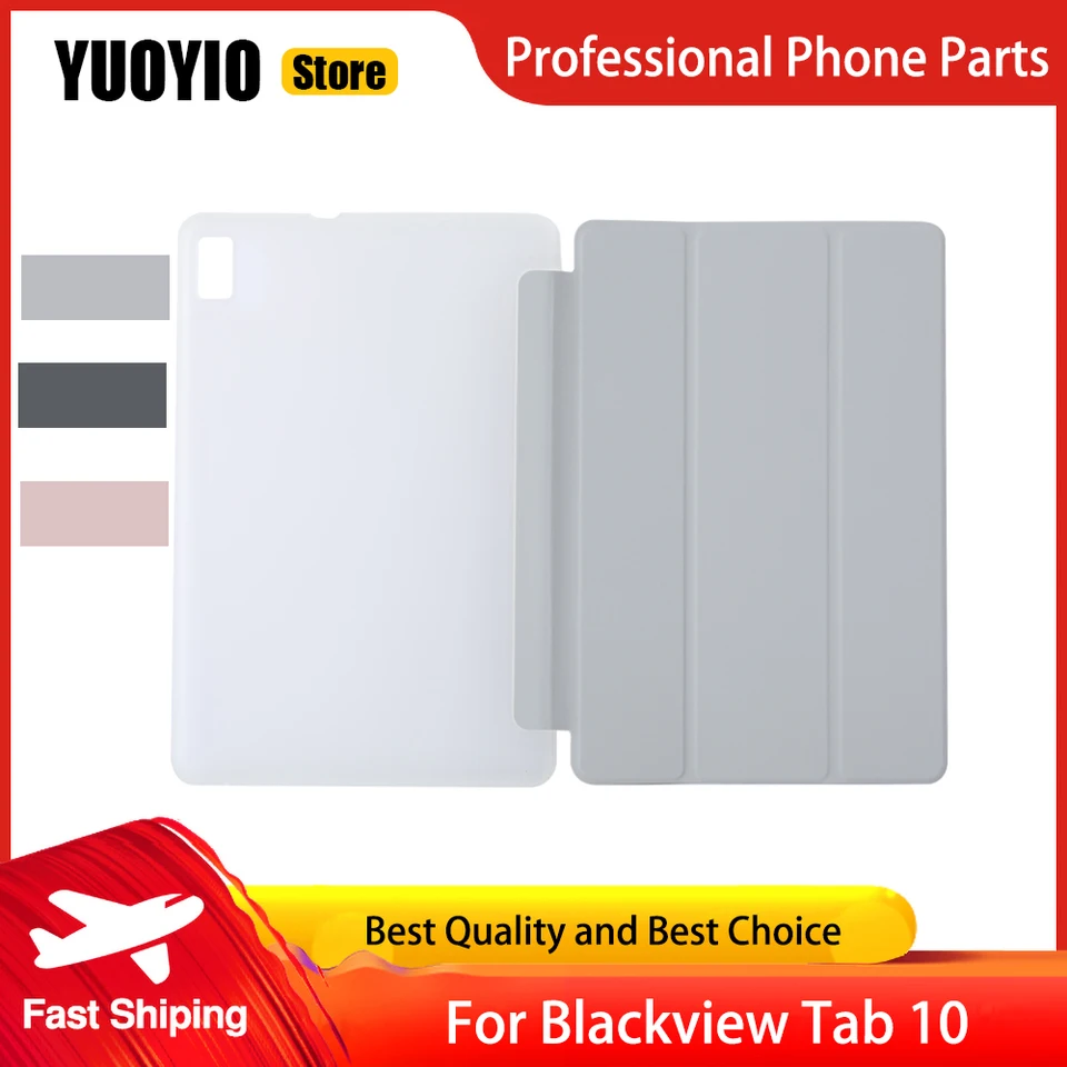 Puzdro Yuoyio pre BlackView Tab 10 10,1 palca matný mäkký silikónový ochranný puzdro Flip Tablety Ochranné puzdro