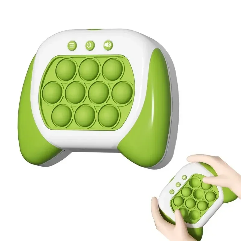Puzzle Game Quick Push Bubble Toys Sensory Hračky s hudbou a Light Up Up Fidget Game Toy Stres Stress Hray pre chlapcov a dievčatá vek 3+ darček