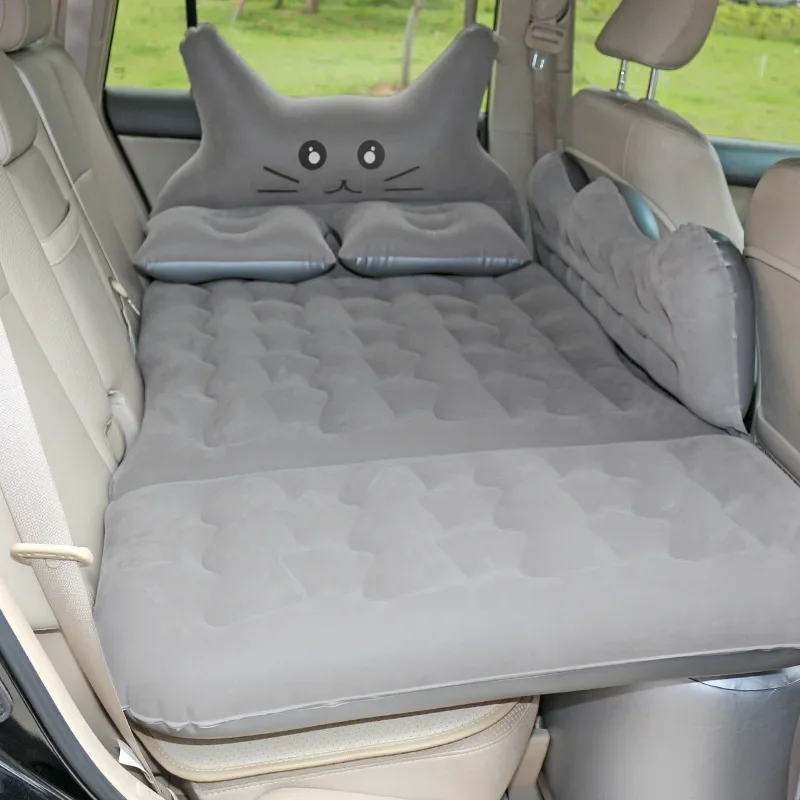 PVC Flocking Camping Univerzálny cestovný vzduch Sleeping vankúše auto zadné sedisko nafukovacie auto matrac pre matrac pre SUV