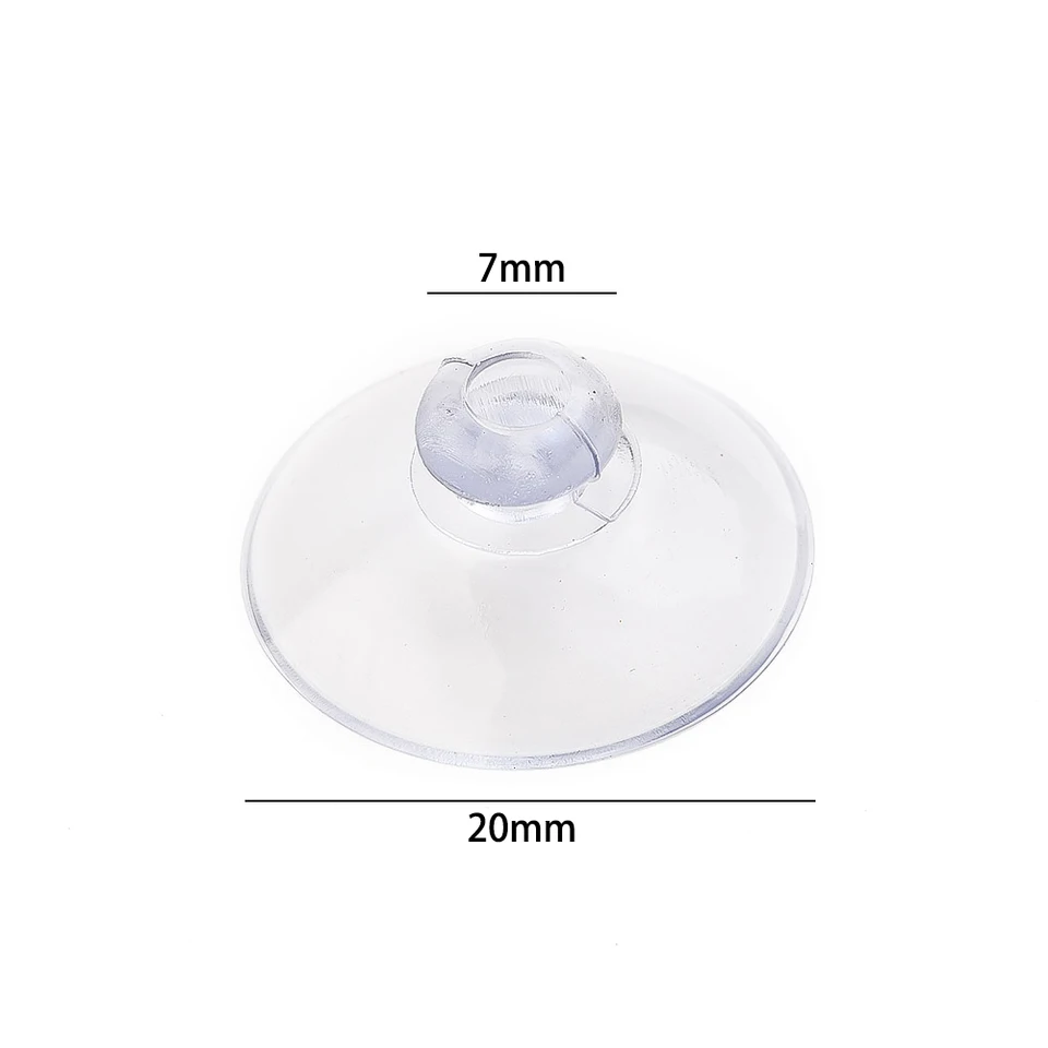 PVC Hooks sacie šálka PVC 20 mm/25 mm/40 mm háčiky kuchynské gumové sukuje sacie šálky záves 10ks
