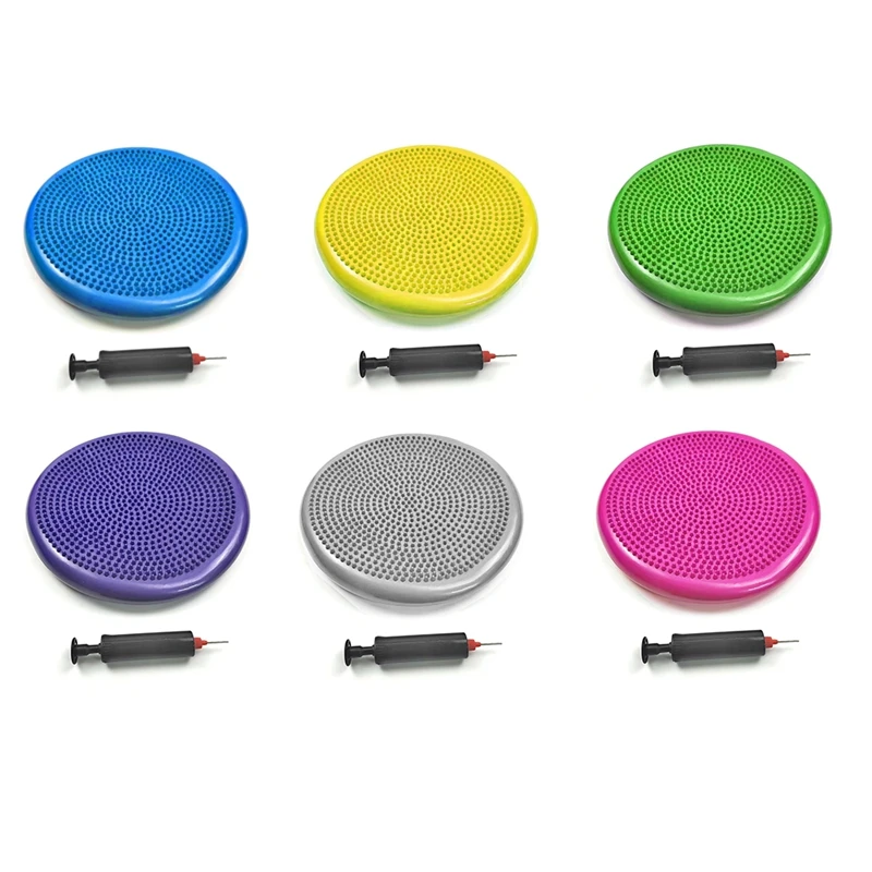 PVC Yoga Balance MAT, nafukovací masážny vankúš, tréner športovej fitness vyvážení