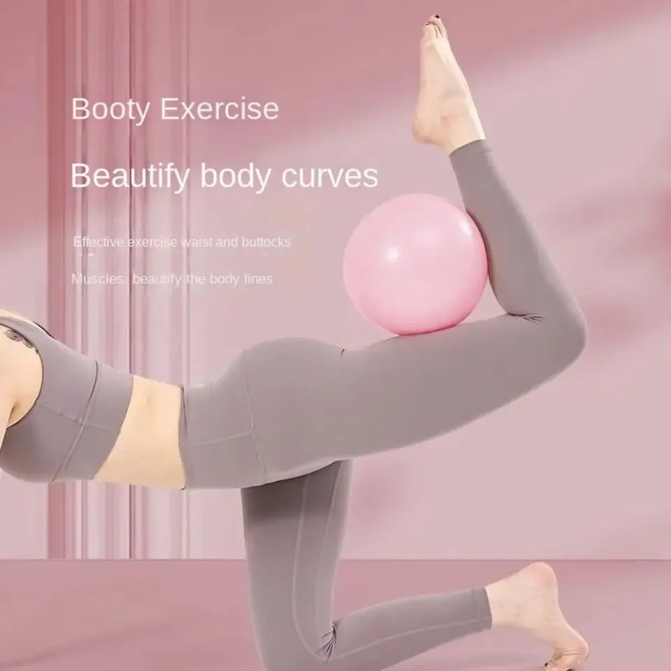 PVC Yoga Ball 25 cm Mini cvičenie jogu fitness lopta odolná voči zahusteným fitness pilates loptičkou v interiéri